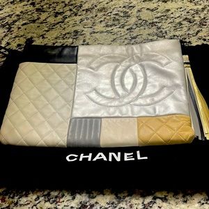 Chanel - Clutch Bag Leather Multicolour SOLD